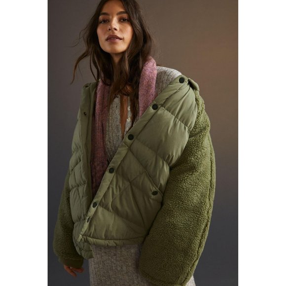 Anthropologie Pilcro Swing Puffer Jacket - Picture 6 of 7
